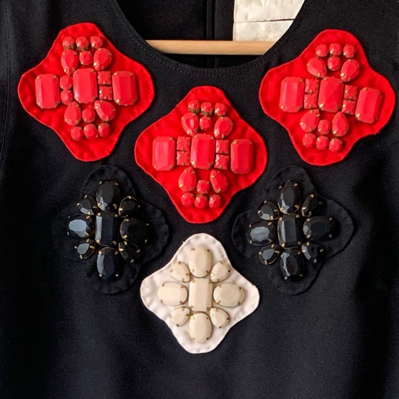 Karta Mini Sheath Dress w/Jeweled Details sz Small - Picture 4 of 6